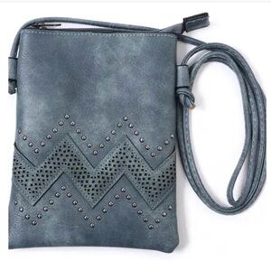 Elegant Blue Crossbody Bag - NWT